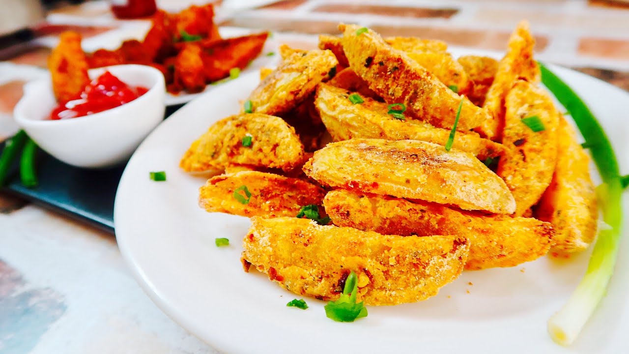 طريقة تحضير || بطاطس الودجز || بطريقتين || crispy potato wedges in 2