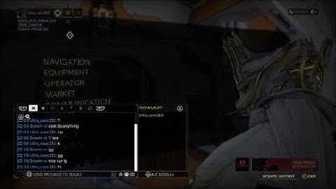 Warframe chat glitch