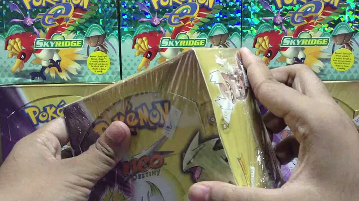 Another Pokemon Neo Destiny Booster Box Opening - Part 1 (SHINY PULL)