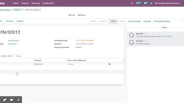 Odoo - how to use different units of measure