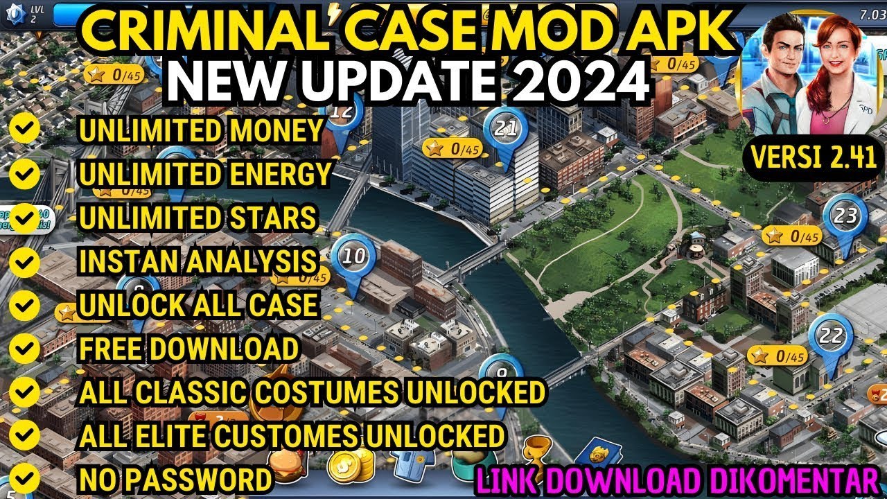 Criminal Case Mod Apk 2024 Unlimited Money Free Shopping criminal-case-mod-apk-2024-unlimited-money-free-shopping
