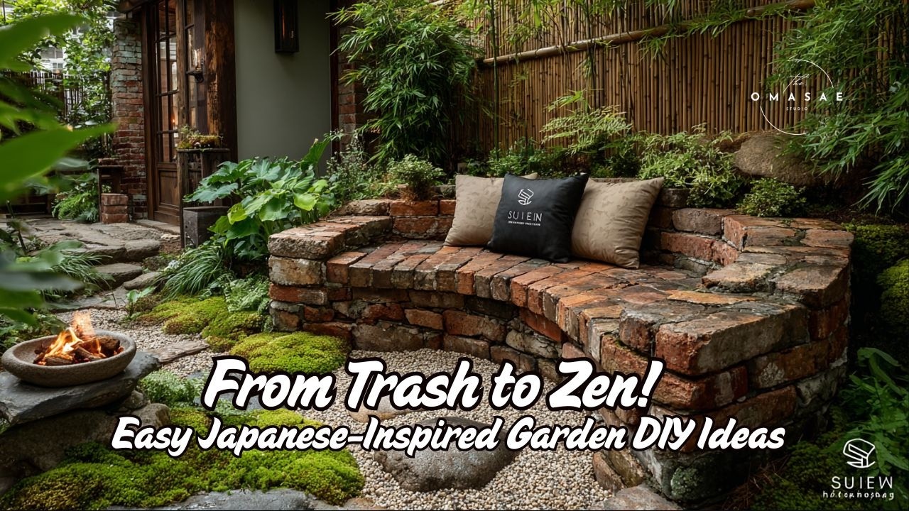 From Trash to Zen! Easy Japanese-Inspired Garden DIY Ideas