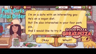 Poet Girl's Final Order - Good Pizza Great Pizza screenshot 5