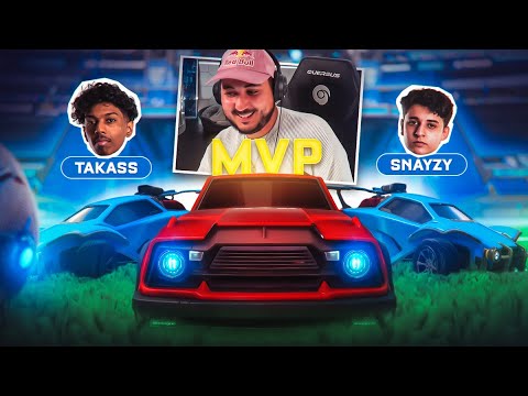 JE CARRY CES JOUEURS PROFESSIONNELS 😂 (Rocket League ft. TakaS & Snayzy)