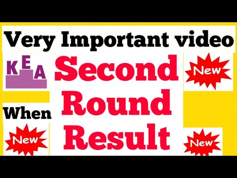 #kcet second Round