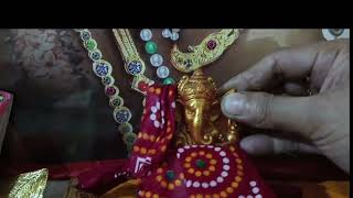 This Navratri Make Saree For Durga Maa Frame Without Any Stich Only With Help Of ,