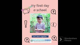 First day @school /kinter care✌🏻/DUEMS /2k23