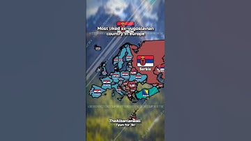 Most liked ex-yugoslavian country in Europe #PotatoMapping #europe #mapguide #geography #geographyth