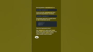 Pip freeze vs. pip list #shorts