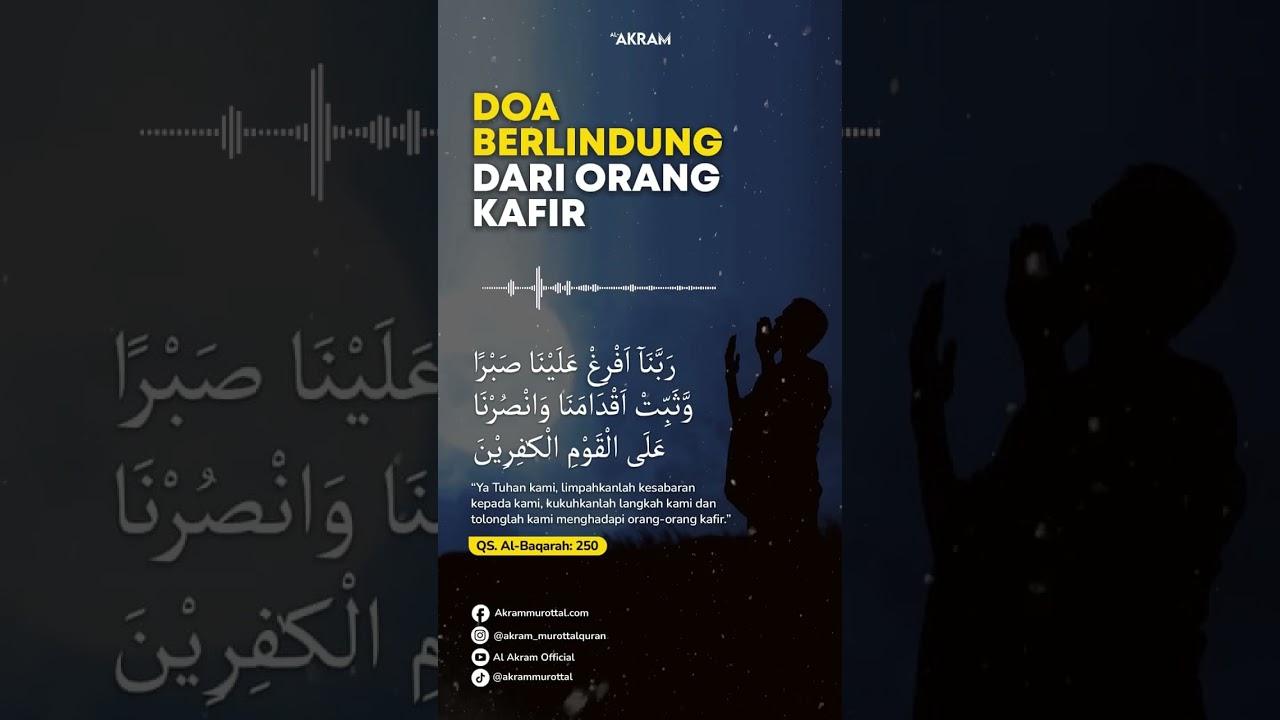 DOA BERLINDUNG DARI ORANG KAFIR