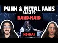 Punk Fan and Metalhead SHOCKED by Band-Maid - Honkai | Spin Off (REACTION!)