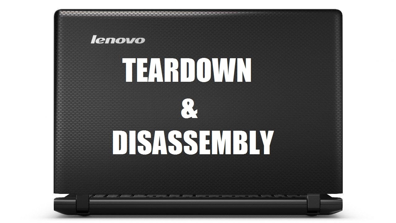 How To Lenovo Ideapad 100 15iby Teardown Lcd Cover Replacement Youtube