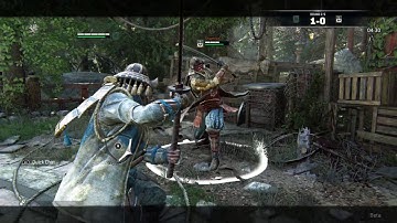 For Honor Beta - 1v1 Duel (First Time!) - Kensei (Samurai)