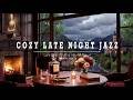 Cozy 1940s Jazz ~ Vintage Night Ambience for Reading, Relax & Focus