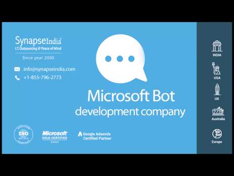 Microsoft Bot development company – SynapseIndia