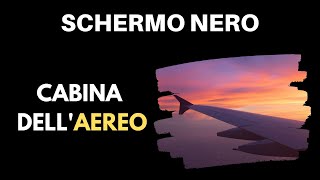 Suono Della CABINA Dell'AEREO | Schermo Nero ⚫✈️ [ASMR Rumore Bianco] 10 Ore Per Dormire