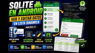 📱 SQLite en Android: Mostrar y modificar datos