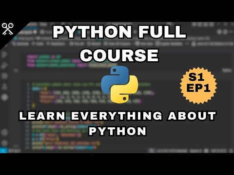 Capa de Python Full Course for Complete Beginners | EP01 #python