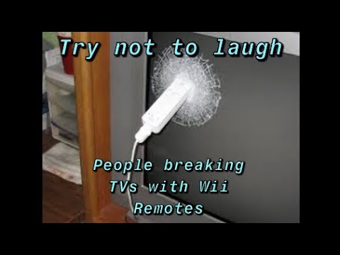 Try Not To Laugh 1 - People breaking TVs with Wii Remotes