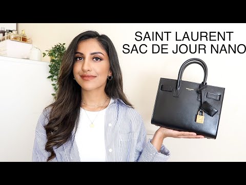 Saint Laurent Sac De Jour Nano Bag in Black