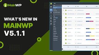 What's new in MainWP v5.1.1