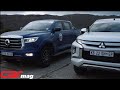 Drag race gwm p series 20 td vs mitsubishi triton 24 did