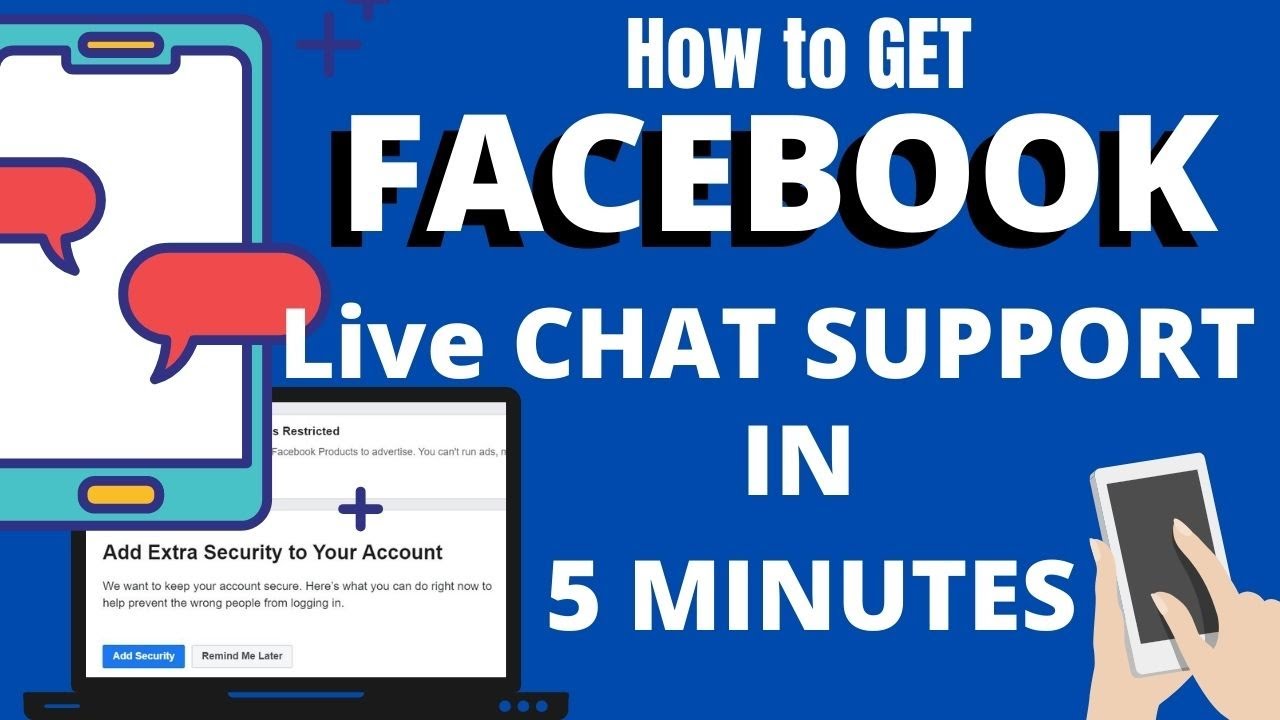 Facebook ads support chat