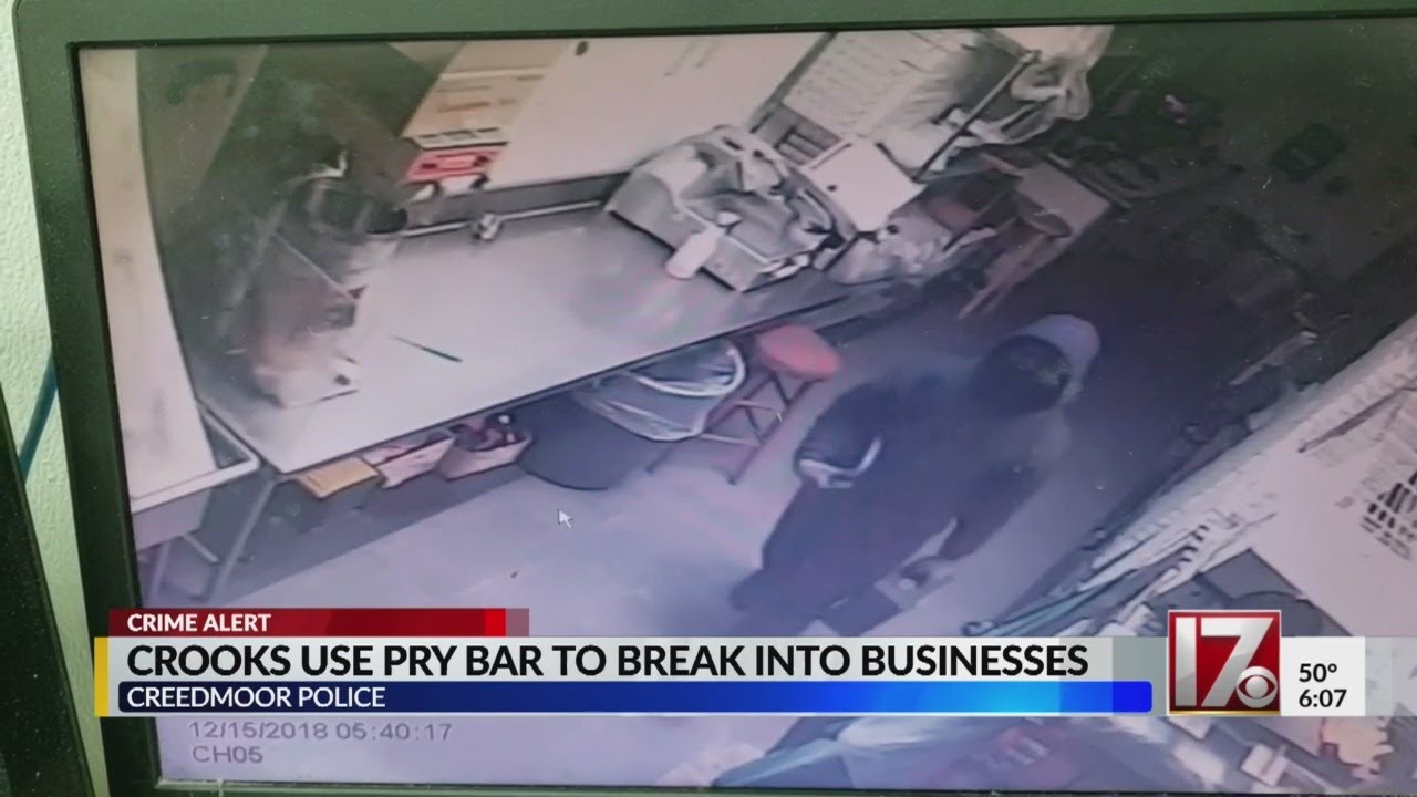 Creedmoor police looking for 2 suspects in string of business break-ins