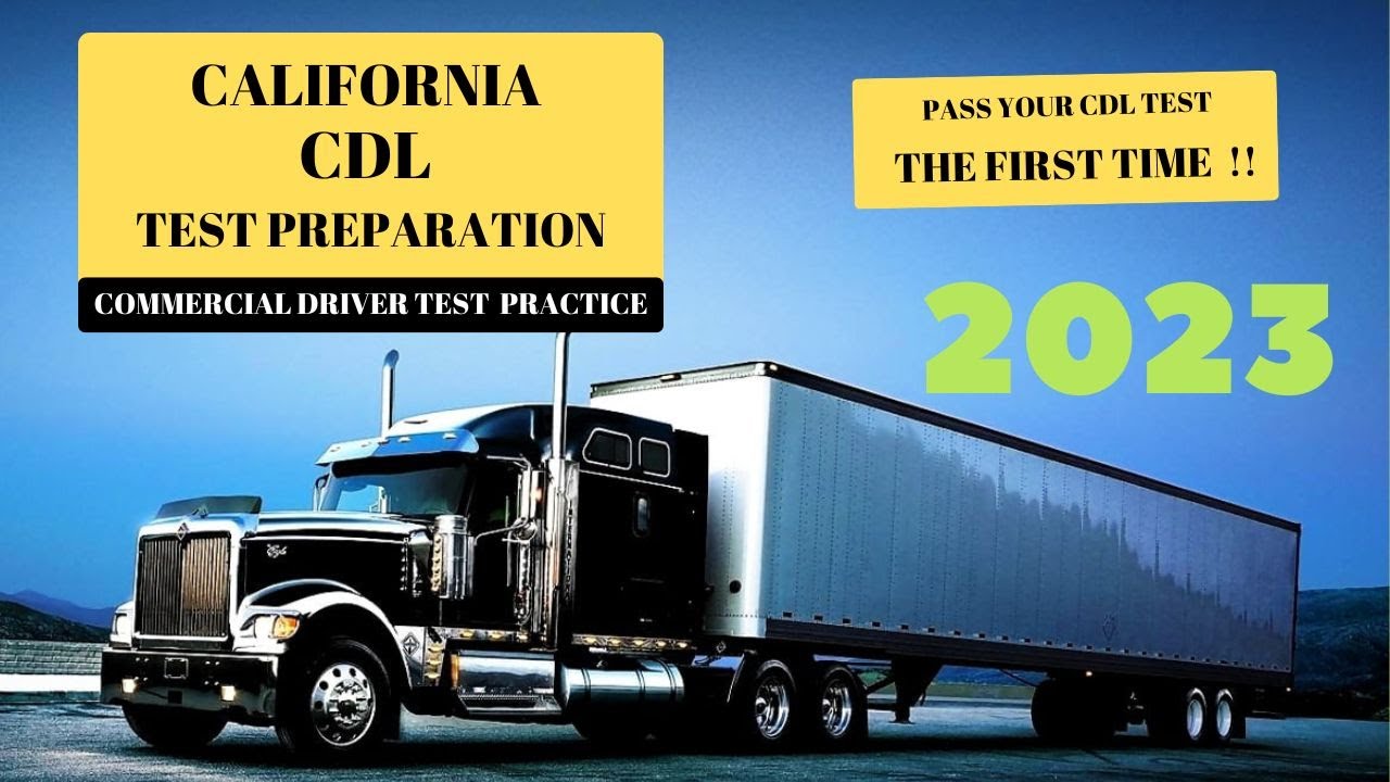 2023 CDL California DMV Written Test - CDL PERMIT PRACTICE TEST - YouTube