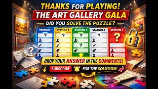Only 2 Can Solve This Logic Grid Puzzle The Art Gallery Gala