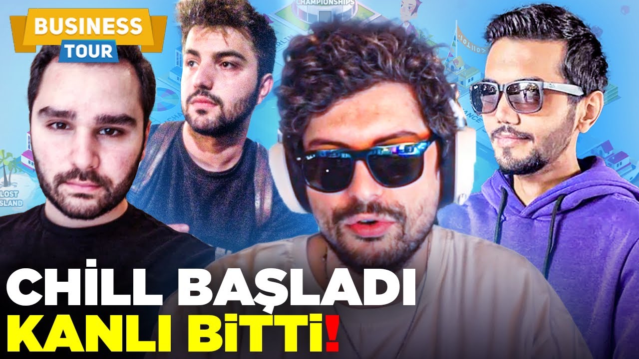CHILL BAŞLADI KANLI BİTTİ! | Business Tour w/Swaggybark,OrtaamSamet,Mert | Hype