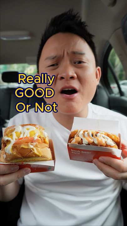 Trying Malaysia Bask Bear! #hungrysam #reallygoodornot #foodreview #malaysiafood #toast