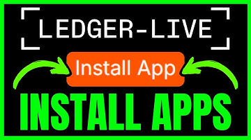 How To INSTALL APPS On Ledger Live (QUICK & EASY) 2025