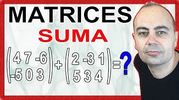 SUMA de MATRICES 📐 Explicada en 1 minuto