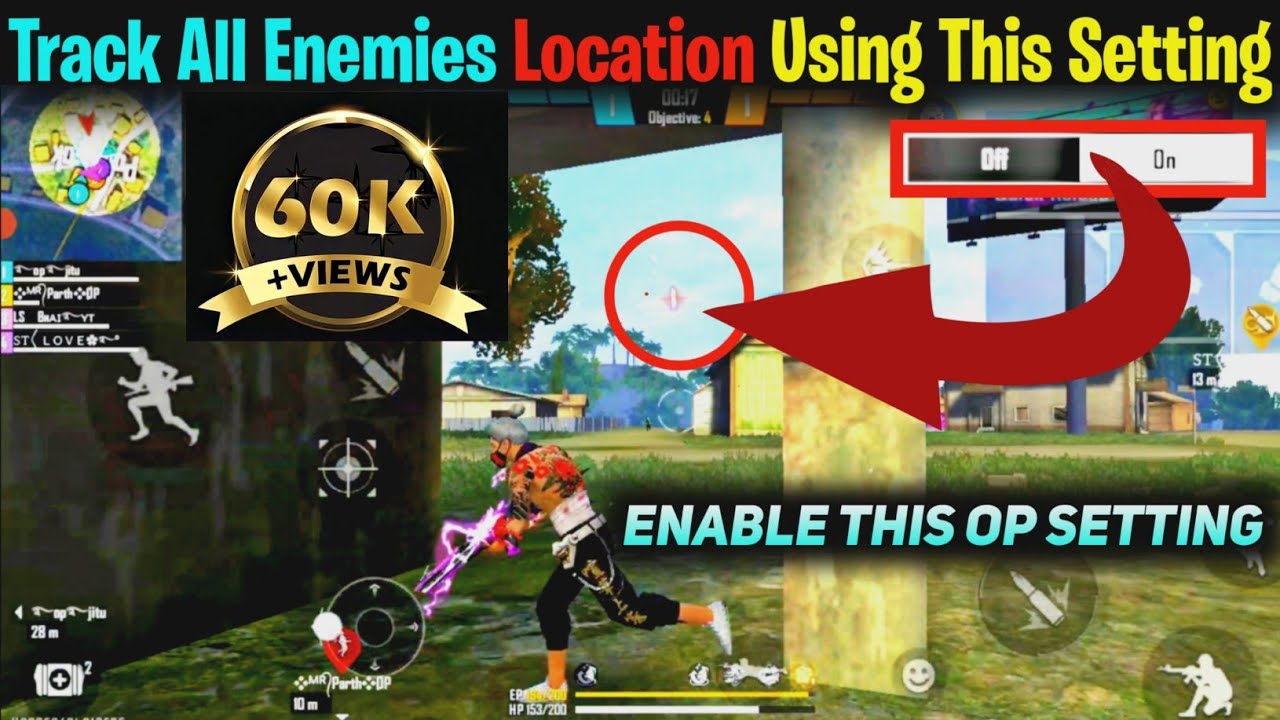 Free Fire Max New Setting For Enemies Location Track | OB 34 Best Setting 2022 | New Setting FF #ff