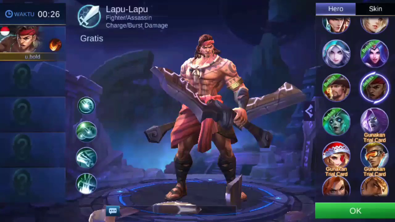 Lapu - lapu vs Hilda dan digger mobile legends: Bang Bang ...
