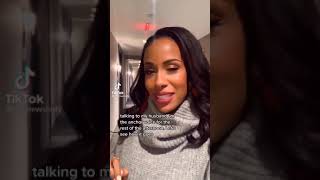 Jeannette Reyes Talking to Husband using Anchor Voice | TikTok @msnewslady