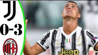 Milan 3-0 Juventus ملخص مباراة يوفنتوس وميلان 0 3 مباراة قوية ومجنونة