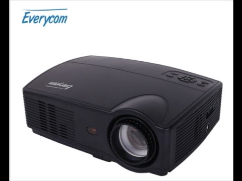Everycom X9 LED HD Проектор - YouTube