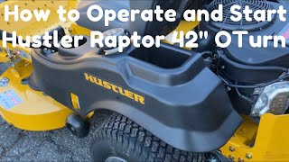 How to Start and Operate Hustler Raptor 0 Turn Riding Lawn Mower