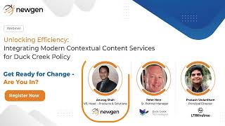 Integrating Modern Contextual Content Services for Duck Creek Policy | Newgen Software