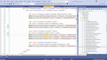 School Management System Part 74 Student Tution Fee and Student Attendance Form in C# C Sharp ASP NE