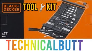 Black+Decker Tools kit 77pcs A7063 QB #craftsman #powertools #Black+Decker | Technicalbutt