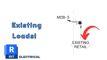 REVIT MEP Model Existing Loads - Electrical Tutorial