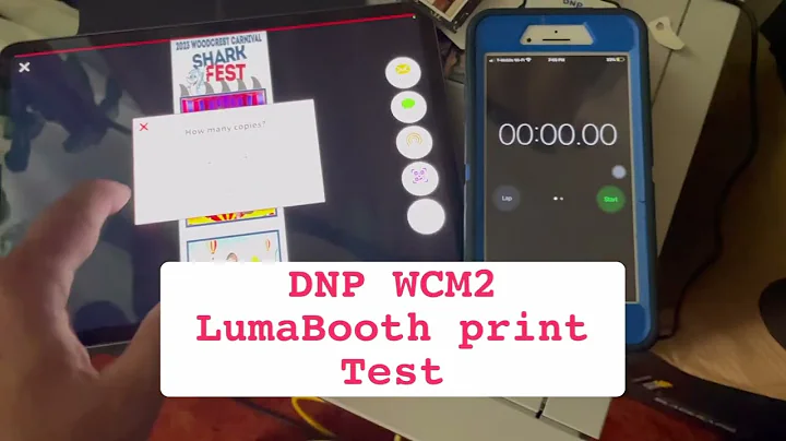 LumaBooth print test using DNP WCM2.
