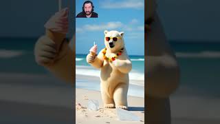 Kutup Ayisinin Dondurma Keyfi̇