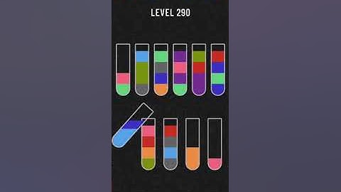Water Sort Puzzle Level 290 Walkthrough Solution Android/iOS 💦