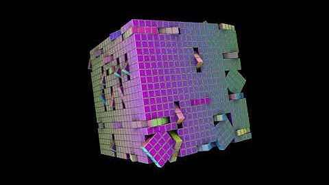 recursive Rubik with Touchdesigner