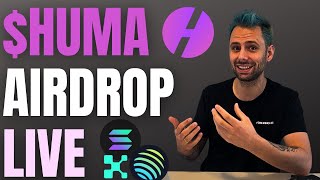 Huma Airdrop Live 🪶 Claim, Stake &amp; Bonus Rewards via Kaito Yappers + active Solana Ecosystem Users