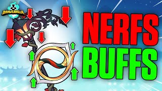 Brawlhalla NEW Buffs & Nerfs In 1 Minute (9.09) Wealth